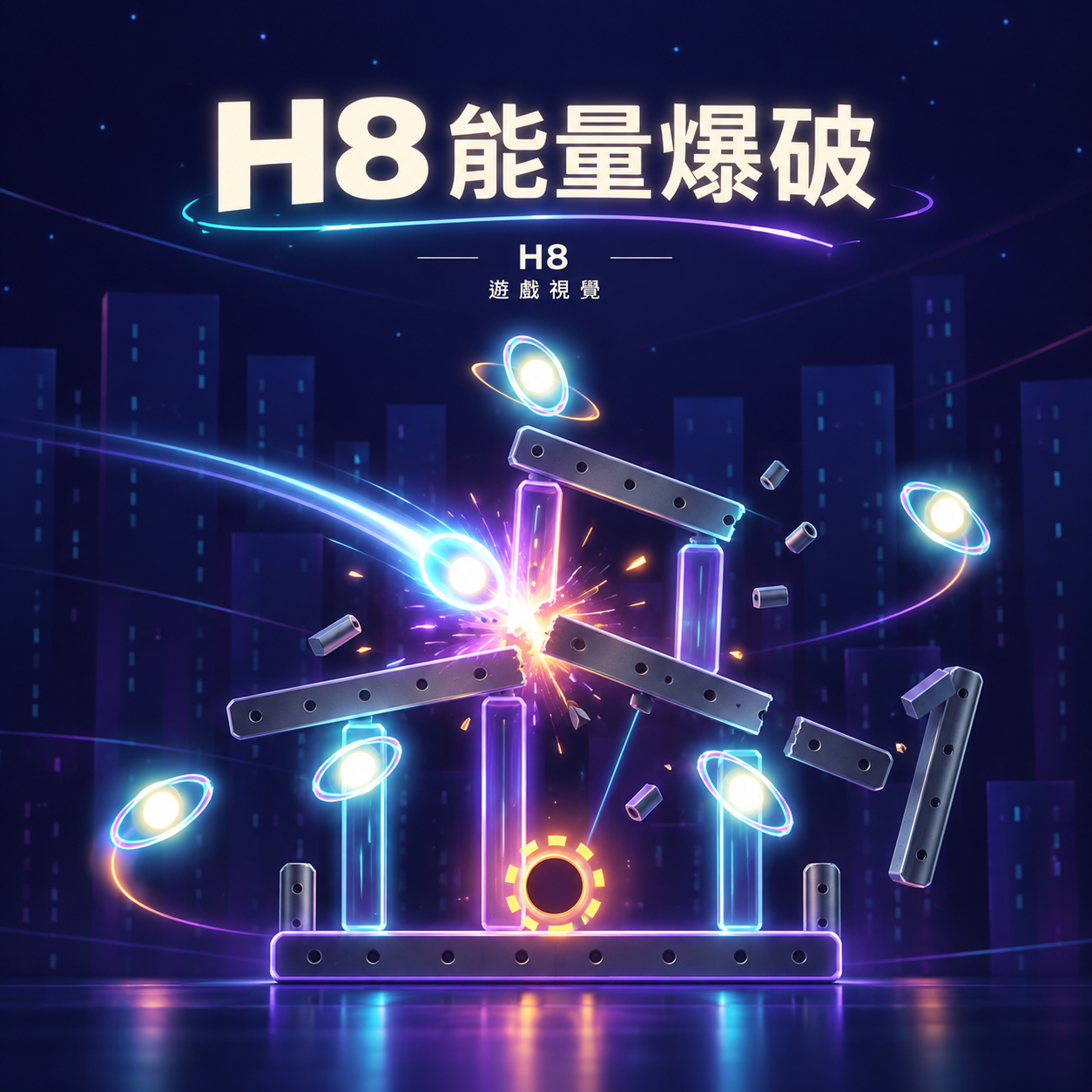 H8 能量爆破遊戲視覺